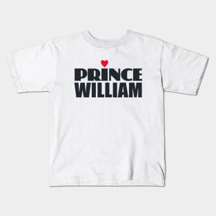 Prince William Heart Kids T-Shirt